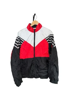 Винтажная мужская ветровка 90-х MacGregor красно-белая черная куртка нейлон большой размер - Изображение 1 из 4