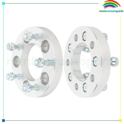 2 pcs 1" 5x120.65 Wheel Spacers 5x4.75 For Chevrolet Corvette 1984-2019 Foto 1 de 4