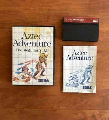 Aztec Adventure (Sega Master System) CIB Complete & Tested -Ships Fast Free Ship - Image 1 of 4