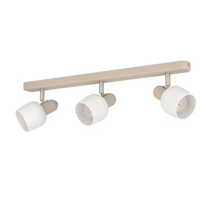 Lampada con luci orientabili da parete o soffitto con tre spot collezione Corato - Immagine 1 di 4