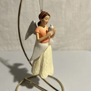 Hallmark Keepsake A Wish for Peace Ornament 2008 Holiday Angels Christmas Dove - Picture 1 of 11