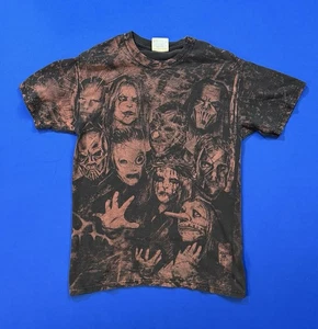 SLIPKNOT Adult SMALL Shirt Rock Metal Band All Over Print 2008 Mvnk One Y2K - Picture 1 of 7