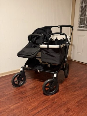 Bugaboo Donkey 5 Duo Double Stroller + Bassinet, Scooter & Accessories - Image 1 of 4