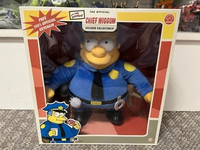 * APLAUSOS LOS SIMPSON EL JEFE OFICIAL WIGGUM EPISODIO PELUCHE COLECCIONABLE *ST Foto 1 de 4