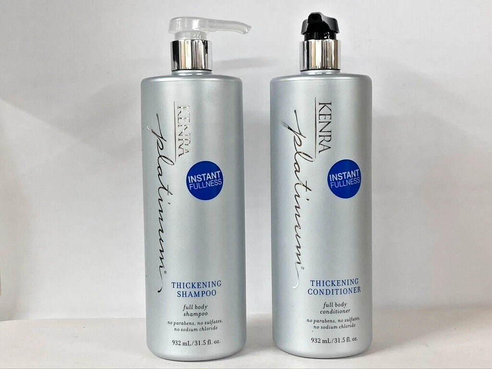 Xampu Kenra Platinum Thickening 31,5 oz e condicionador Kenra Thickening 31,5 oz... - Imagem 1 de 1