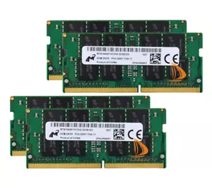 Micron 32GB DDR4 RAM 4x 8GB 2Rx8 PC4-2400T 2400Mhz 260Pin SODIMM Memory Non Ecc - Picture 1 of 6