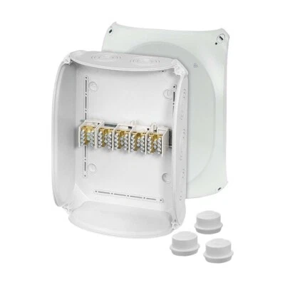 Hensel DK3525S Kabelabzweigkasten 6-25mm² 5polig mit Hauptleitungsabzweigklemmen