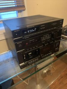Vintage Sony LBT-D105 Hi Fi Stereo Double Deck Receiver System Dual CassetteREAD