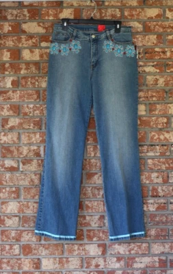 Jeans de mezclilla V Cristine azul talla 10 nuevos con etiquetas Foto 1 de 3