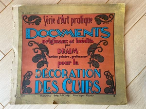 Documents décoration des cuirs illustré par DRAIM Art Déco Série Art pratique - Bild 1 von 7