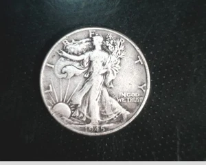 1945, US Walking Liberty Half , Circulated, .36169 oz slv   (US-6720,25,45) - Picture 1 of 6