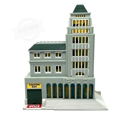 Galoob MICRO MACHINES CITY SCENES Light-Up POLICE Department Building WORKS 1989 - Image 1 of 4