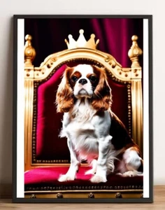 King Charles Spaniel wall art print Wall decor Dog hanging picure print img4 - Picture 1 of 1