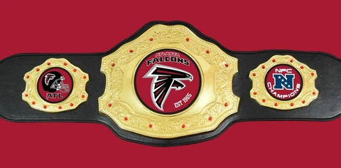 Atlanta Falcons Championship Belt Adult Size Cover
