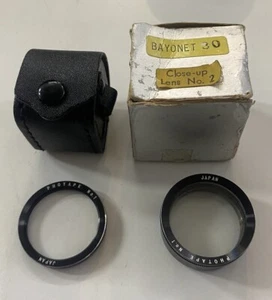 Rare Vintage Bayonet 30 Close-up Lens No 2 Yashica - Picture 1 of 4