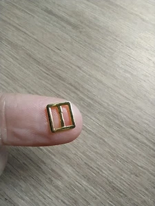 4 PCS - Gold 6mm (Inner Diameter) Mini Buckles, Perfect for Doll Clothes Sewing - Picture 1 of 3