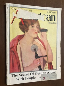Vintage The American Magazine Februar 1926 fantastische Anzeigen - Bild 1 von 7