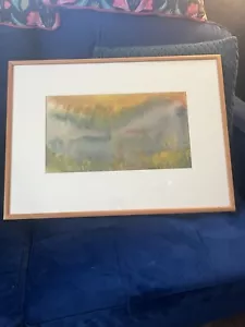 Vintage Abstract Painting Framed Rare Signed Collectors - Picture 1 of 14