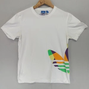 Adidas Trefoil T-Shirt Size S Small White Short Sleeve Activewear Mens - Picture 1 of 16