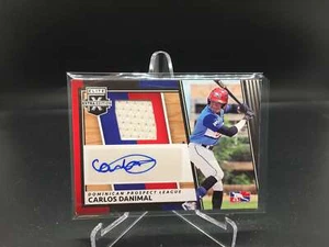 Carlos Danimal 2022 Elite Extra Edition GU Relic Auto DMS-CD DPL EX - Picture 1 of 2