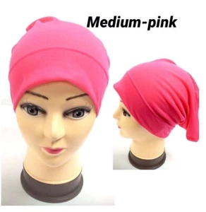 Mujeres Prendas para la cabeza Bufanda Hiyab islámico Musulmán Interior Gorra Gorro Elástico Bajo Estilo - Imagen 1 de 24