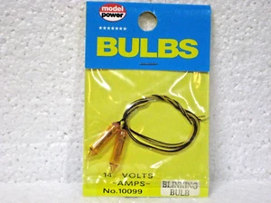MODELL POWER BIRNEN 14 VOLT BLINKENDE GLÜHBIRNE #10099 - Bild 1 von 2