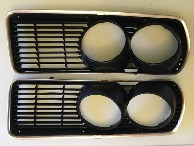 ORIGINAL SET USED L&R GRILLES 51131811483 & 484 FOR BMW E9 2.8 3.0CSi E3 - Image 1 of 4