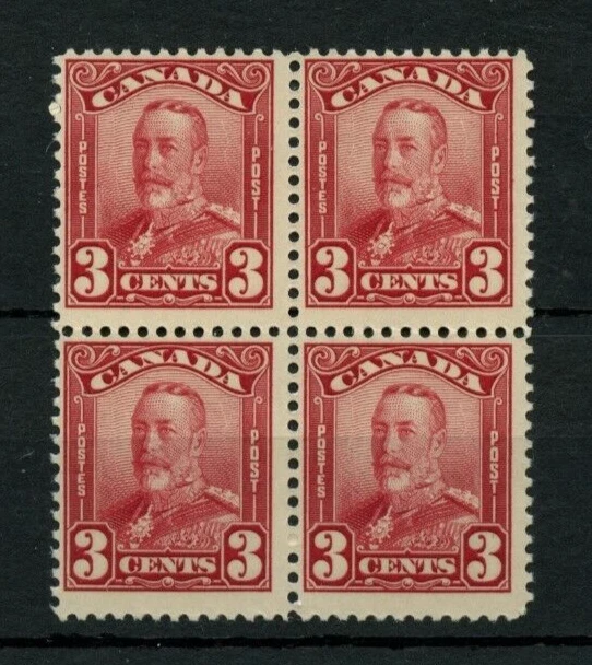 🍁#151 NEGRO de 4 TRES centavos Scroll FMNH, Cat $120 Canadá como nuevo Foto 1 de 1