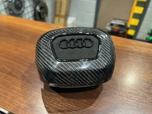 Audi Q8 A4 A5 A6 Q7 SQ7 SQ8 S4 S5 Carbon fibre airbag 4M0880201N 6PS - Picture 1 of 5