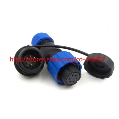 Waterproof 6pin Power Connector, SD16 Aviation Plug Socket Solder Connector - Image 1 of 4