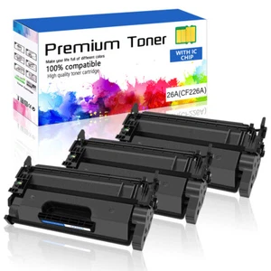 3 Stück CF226A Tonerkartusche kompatibel für HP 26A LaserJet M402dw M402dn MFP M426 - Bild 1 von 23
