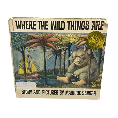 Where the Wild Things Are Book Paperback by Maurice Sendak 1989 Vintage - Image 1 of 4