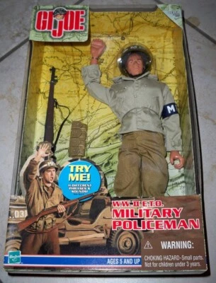 GI Joe Segunda Guerra Mundial E.T.O. Juego de figuras de acción parlantes de policía militar de 12" SELLADAS NUEVAS Foto 1 de 4