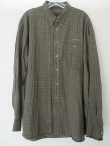 Camisa frontal con botones de manga larga de manga larga para hombre Alexander Julian Collection talla XL gris - Imagen 1 de 12