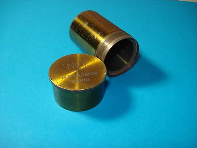 Petit ÉTUI pour Objectif Microscope STIASSNIE Paris N° 7 - Photo 1/4