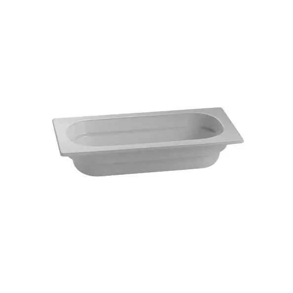 TableCraft CW350N Cold Holding 2.5 qt Cast Aluminum Third Size Steam Table Pan - Image 1 of 1