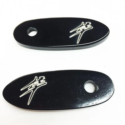 Placas base bloque espejo NEGRO para Suzuki Hayabusa GSX1300R 1999-2016 Foto 1 de 4