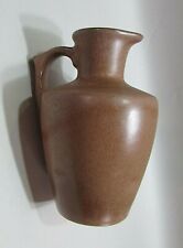 Frankoma Pottery Honey Syrup Pitcher Jug Brown Satin 5” Sapulpa Clay 838 FREE SH