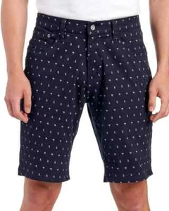 Izod bedruckte Palmen Komfort Stretch vorne flach Shorts Größe 30 neu mit Etikett $ 55 - Bild 1 von 2