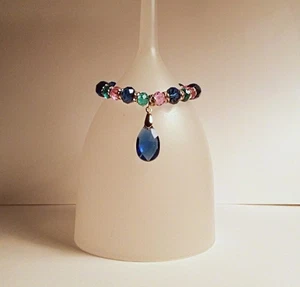 Crystal Teardrop Bracelet, 18k Gold Plated - Picture 1 of 1