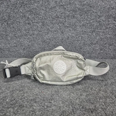 Kipling Alys Waist Pack Belt Bag Purse Metallic Silver KI2893 NWT Travel - Image 1 of 4