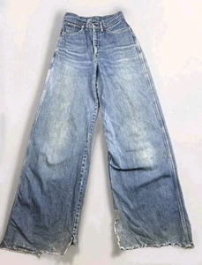 Vintage 70s/80s Simpson Flared/Bellbottom High Rise Boho Western Denim Jeans - Picture 1 of 24