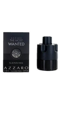 Azzaro The Most Wanted de Azzaro, 1,6 OZ eau de parfum spray intenso para hombres sin violonchelo Foto 1 de 2