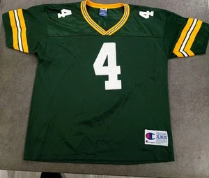 Camiseta Brett Favre Juvenil XL 18-20 De Colección Green Bay Packers NFL Campeón de Fútbol - Imagen 1 de 10