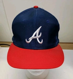 Vintage Atlanta Braves Baseball Cap Hat Official Licensed Snap Back - Picture 1 of 5