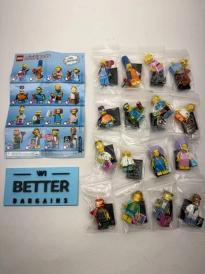 LEGO The Simpsons 71009 Series 2 Minifigures — Complete Set of 16 Minifigures - Image 1 of 4