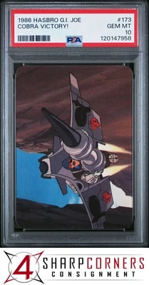 1986 HASBRO G.I. JOE #173 COBRA VICTORY!  PSA 10 - Image 1 of 3