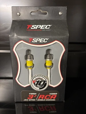 T-Spec V10R3V 3 ft RCA Video Cable – Single Channel V10 - Image 1 of 2