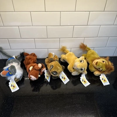 VTG 1990’s Disney World Lion King Wrist Wrapper Set Of 6 New NWT Rare! Plush 8C - Image 1 of 4