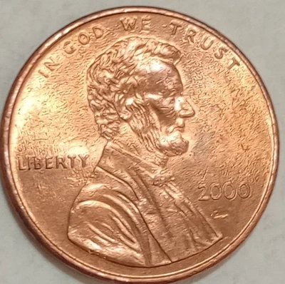 2000 wide am lincoln cent Free Shipping! - Image 1 of 2
